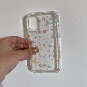 Velvet caviar iPhone 12 case. Pastel stars